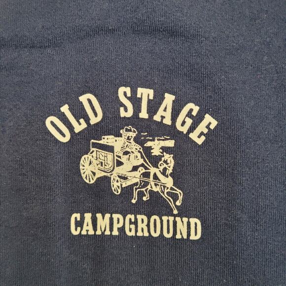 Vintage 80s Old-Stage Campground Sweatshirt Womens M 20x24 - Picture 13 of 16